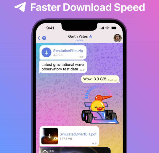 سرعت بیشتر در تلگرام پریمیوم